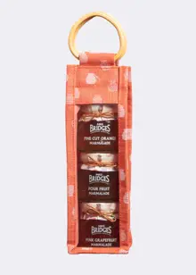 Mrs Bridges Marmalades Triple Jar Gift Set In Juco Bag