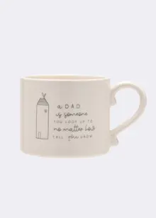 Dad Always Look Up To Moments Mug