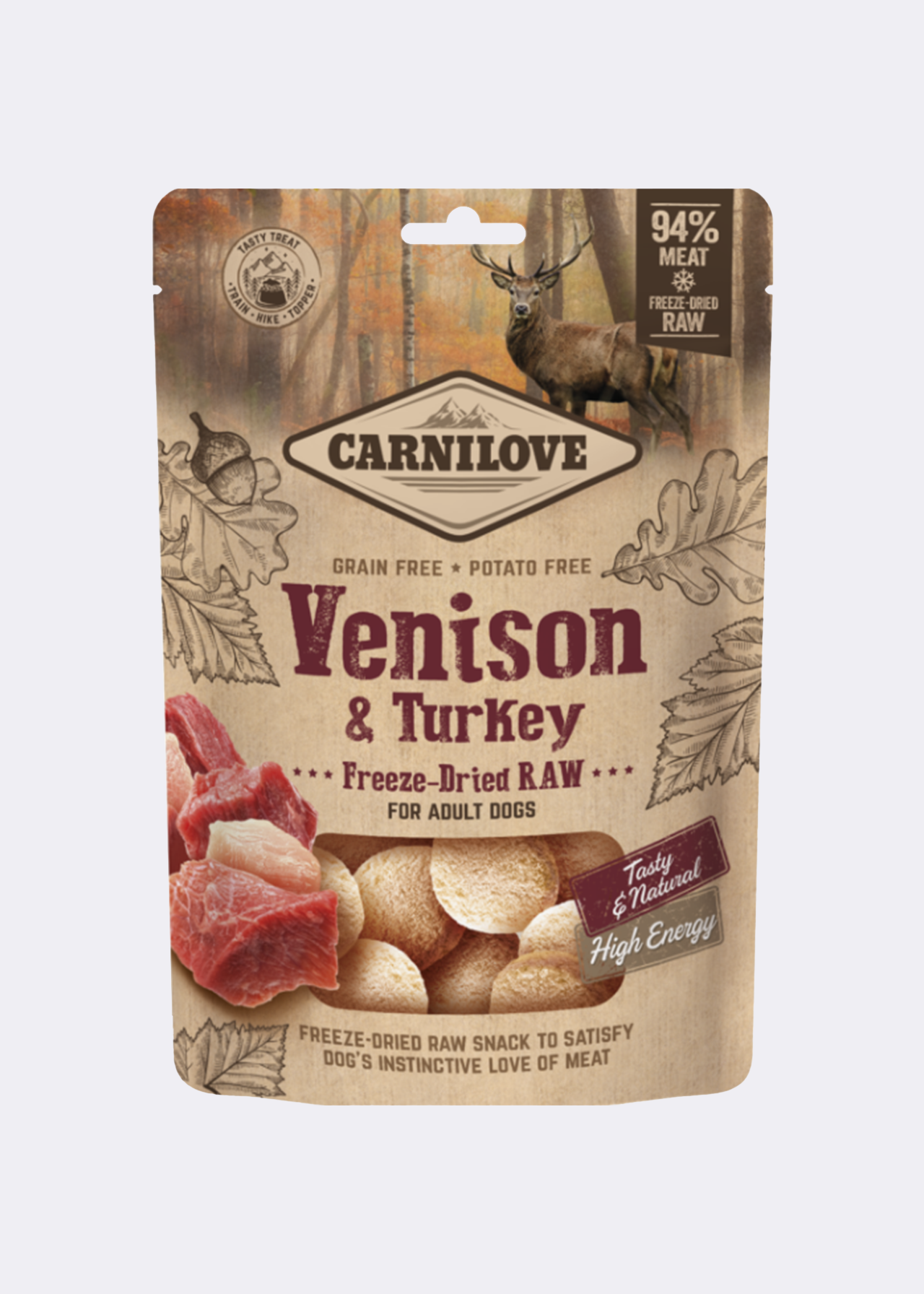 Carnilove Freeze-Dried Raw Treats Venison & Turkey 60g