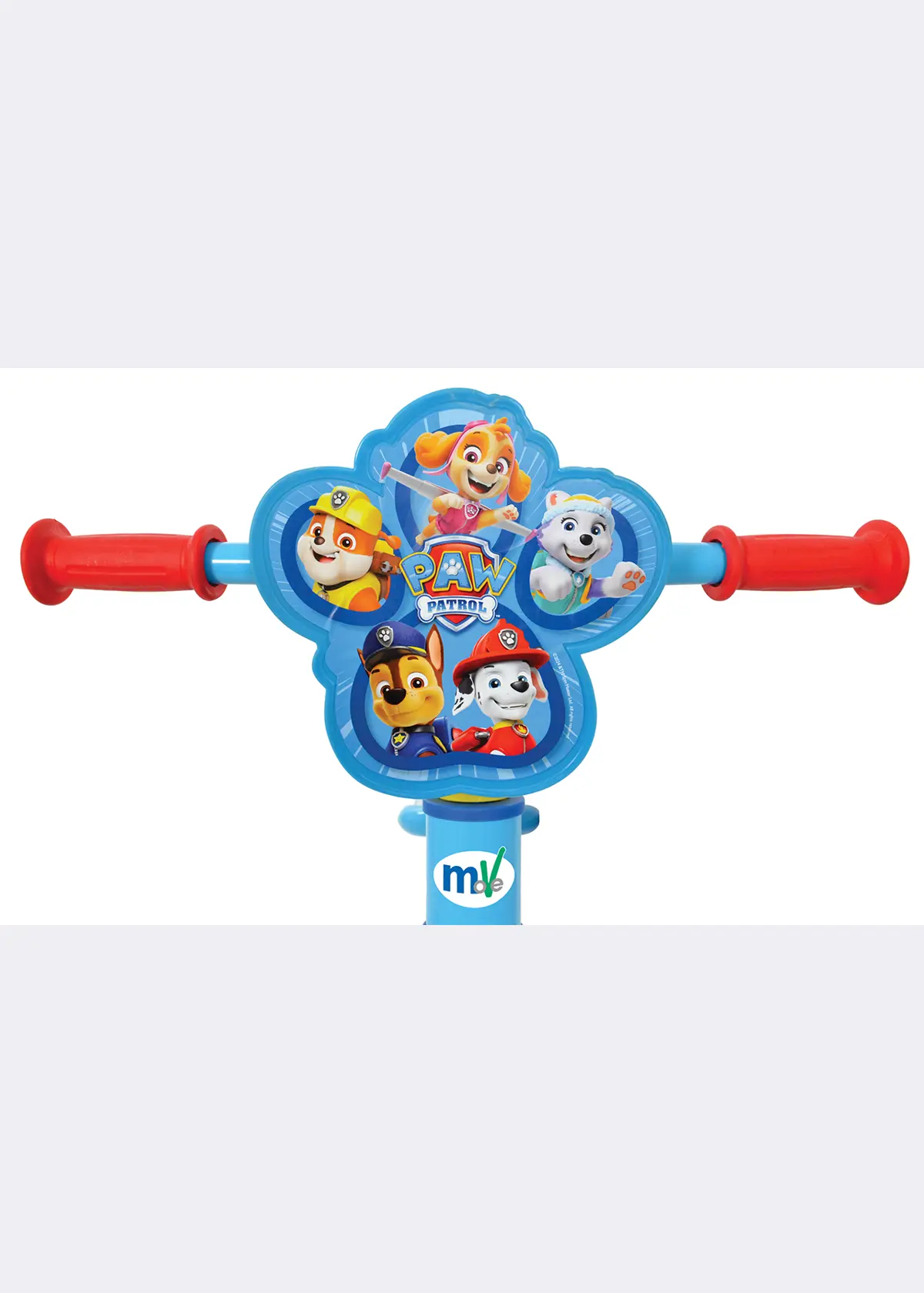 A photo of MoVe Paw Patrol 12" Balance Bike with Light Up Wheels