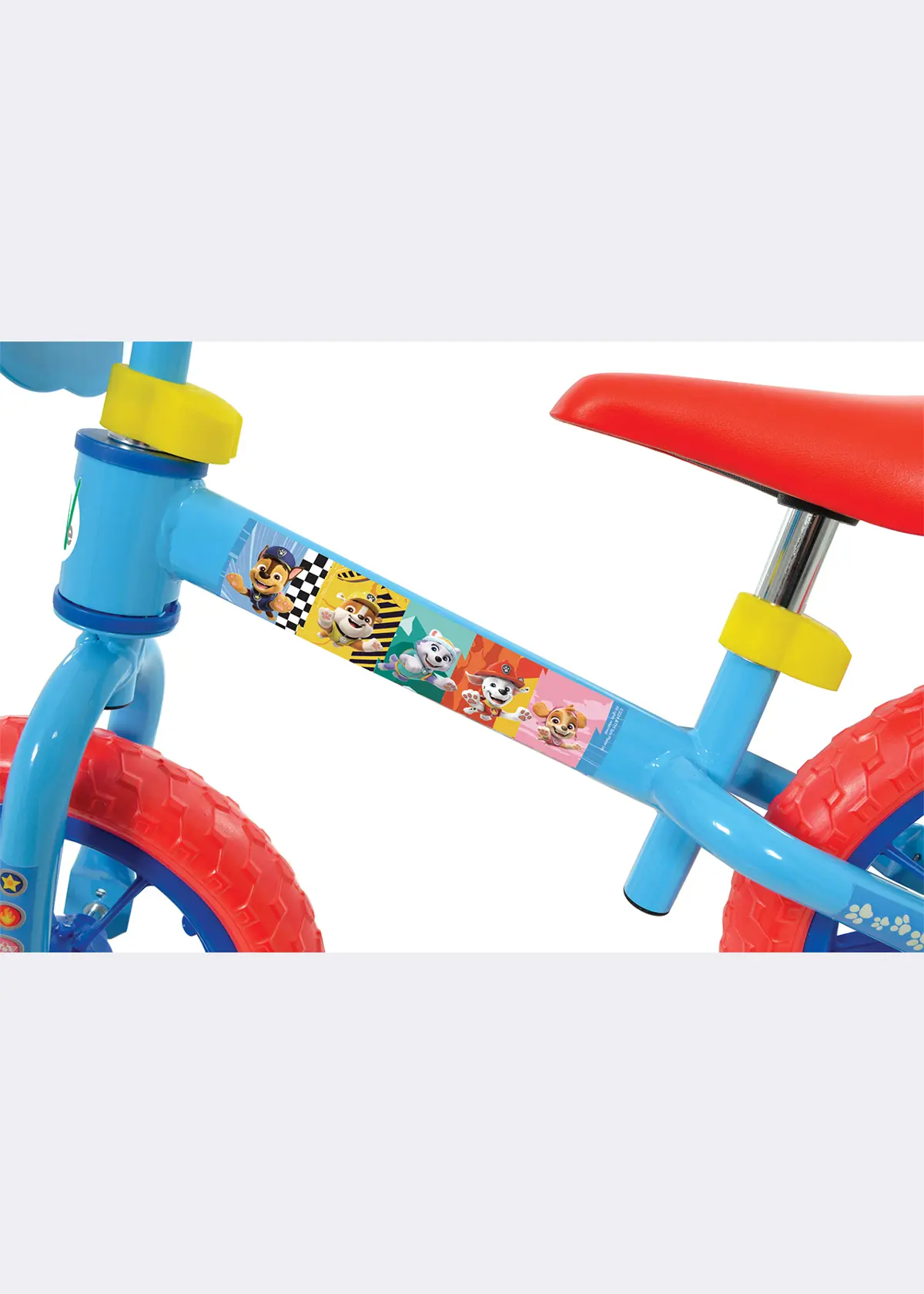 A photo of MoVe Paw Patrol 12" Balance Bike with Light Up Wheels