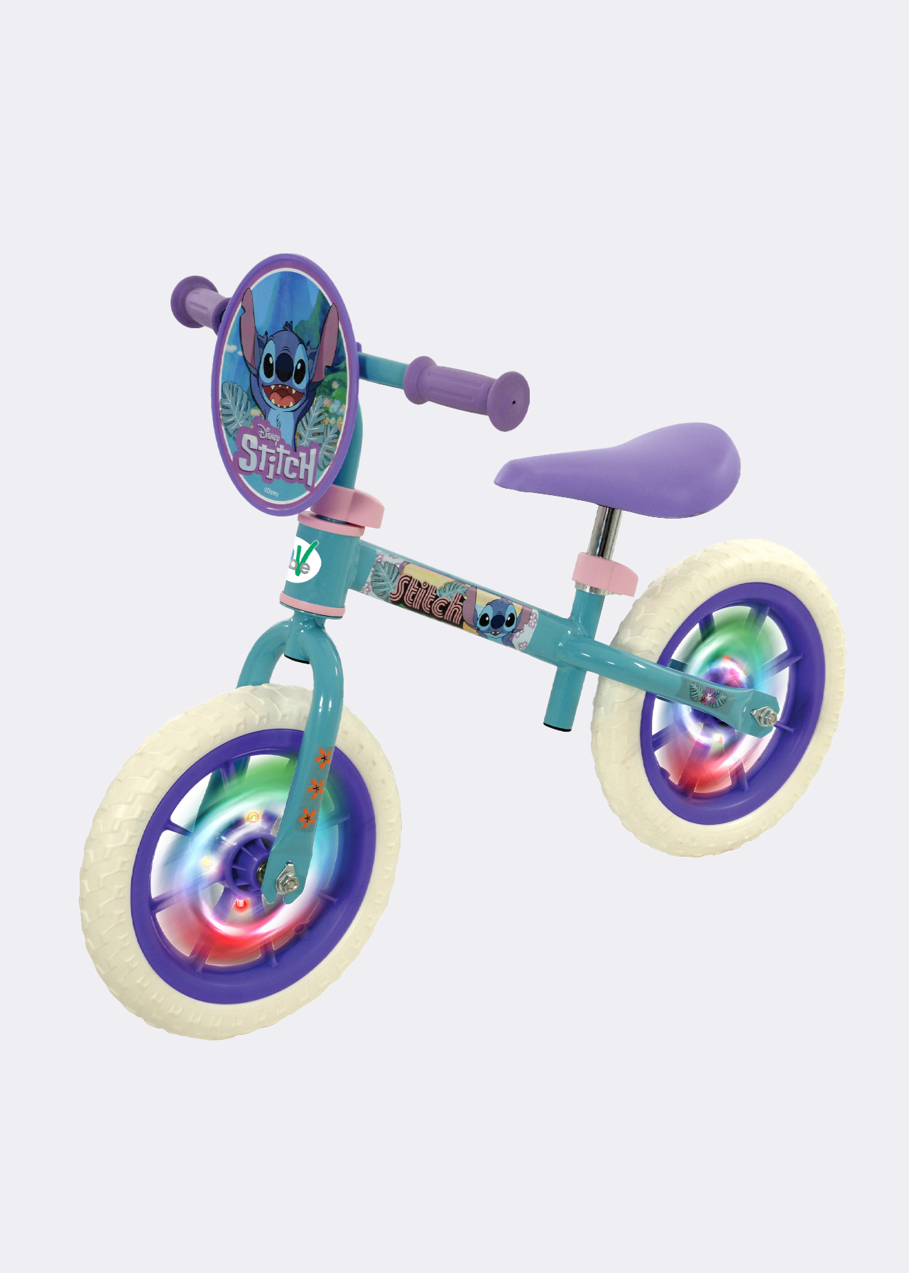 MoVe Stitch 12 Balance Bike with Light Up Wheels