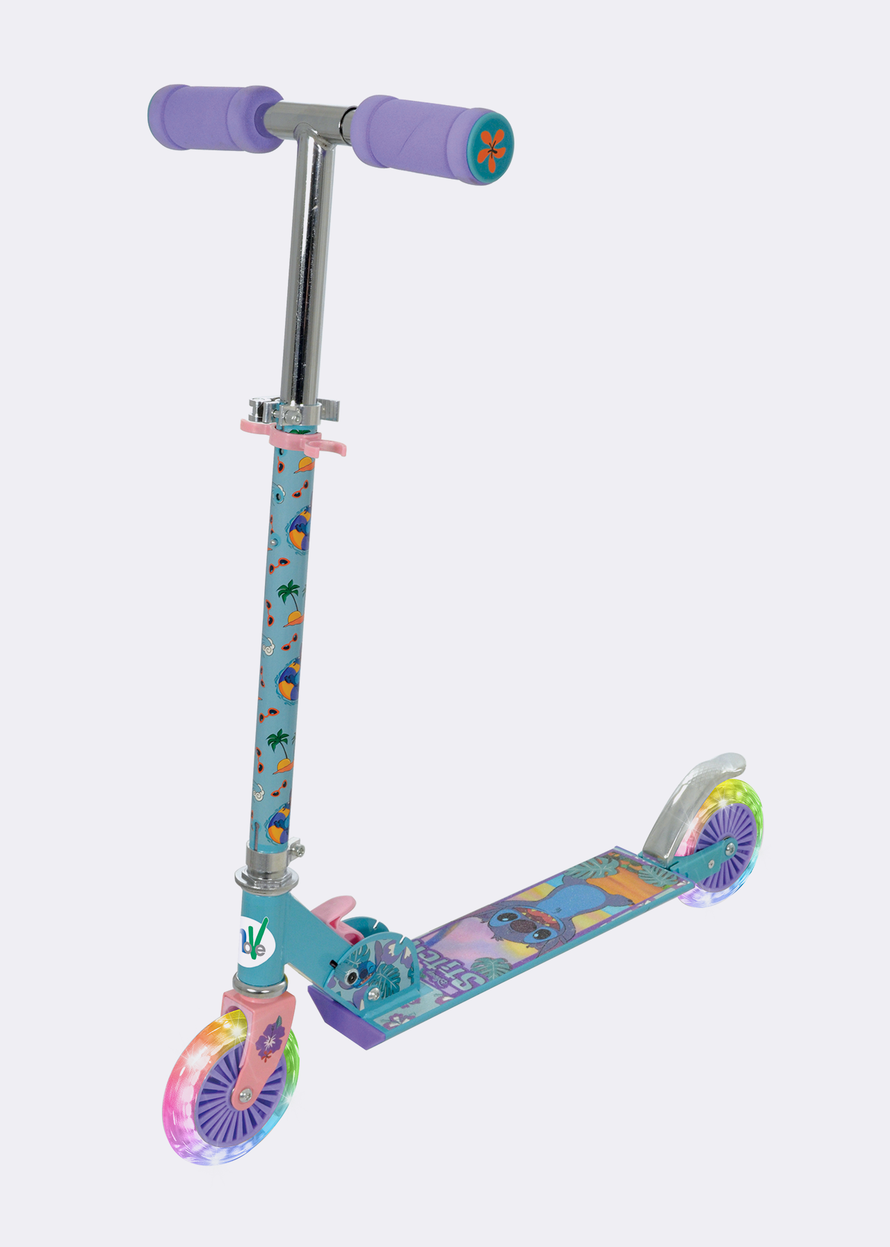 MoVe Stitch Folding Inline Scooter with Light Up Wheels DTC