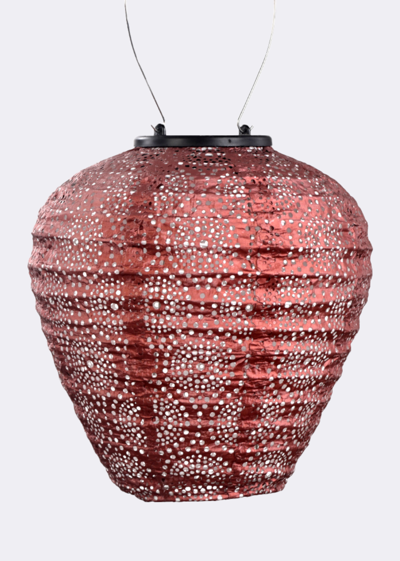 Balloon solar lantern 23cm copper
