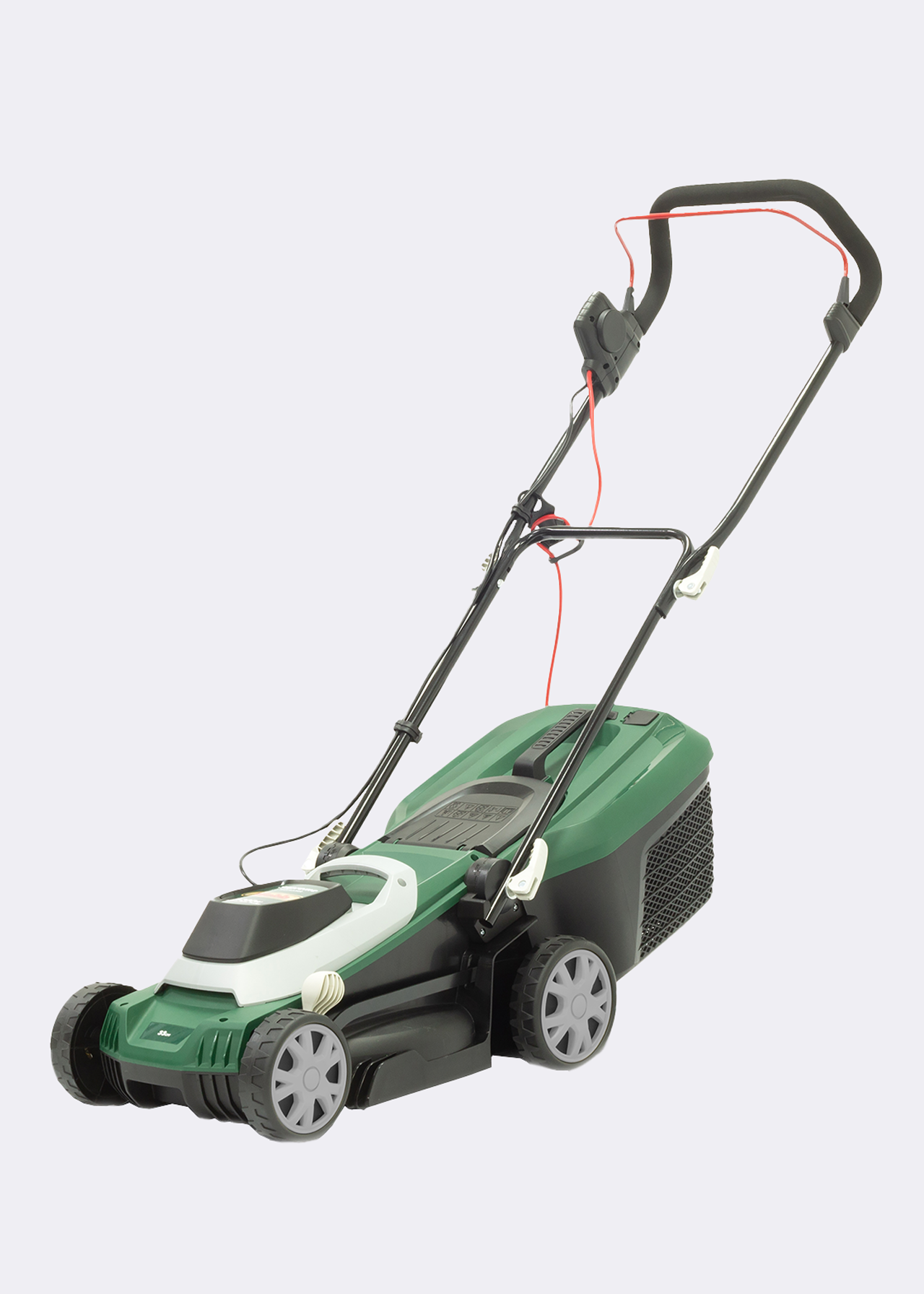 Webb Supreme 33cm Electric Rotary Lawnmower with Rear Roller
