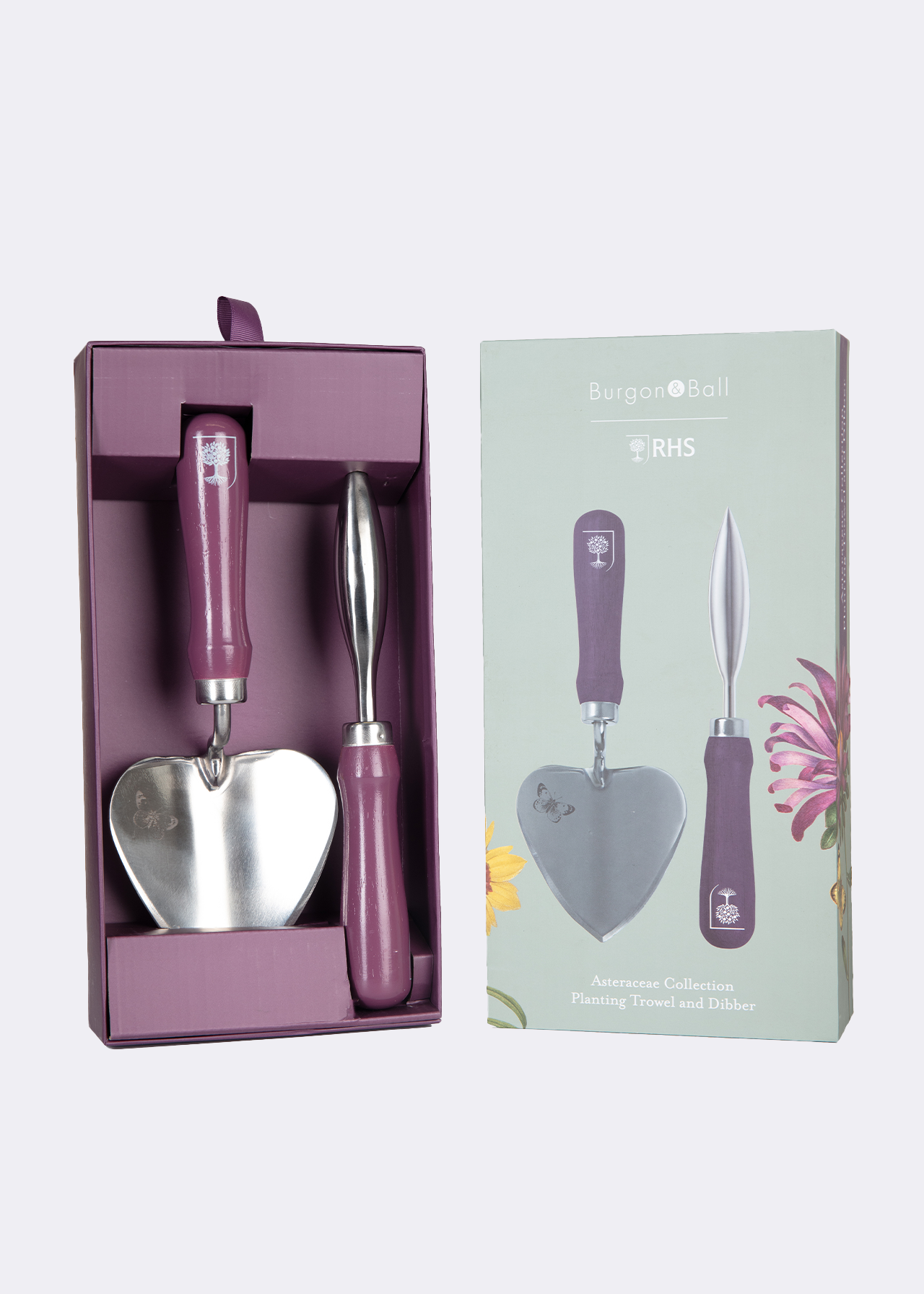 RHS Asteraceae Planting Trowel and Dibber Gift Set
