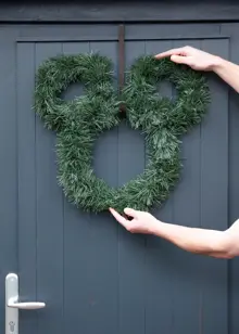 Traditional Disney Mickey Mouse Wreath 47cm