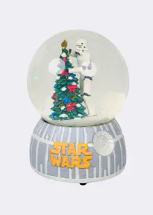 Wind Up Musical Star Wars Storm Trooper Snow Globe