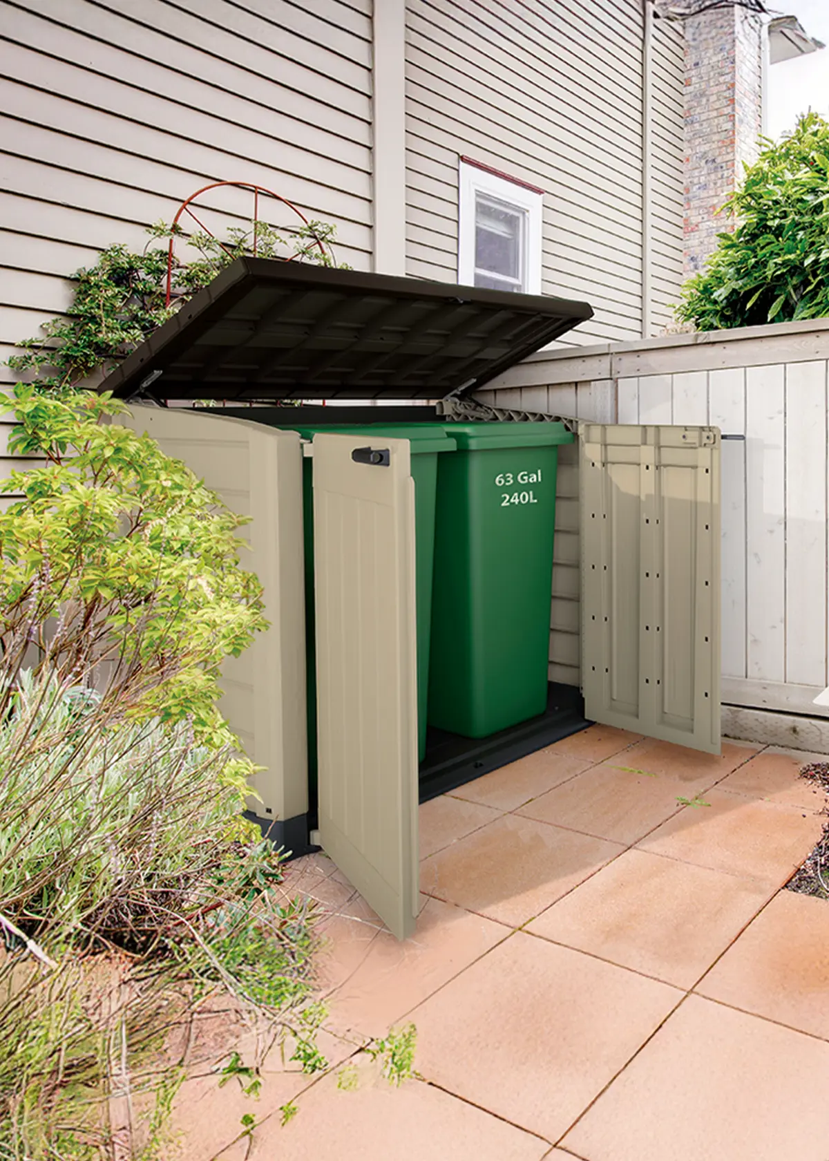 A photo of Keter Store It Out Max 1200L Beige