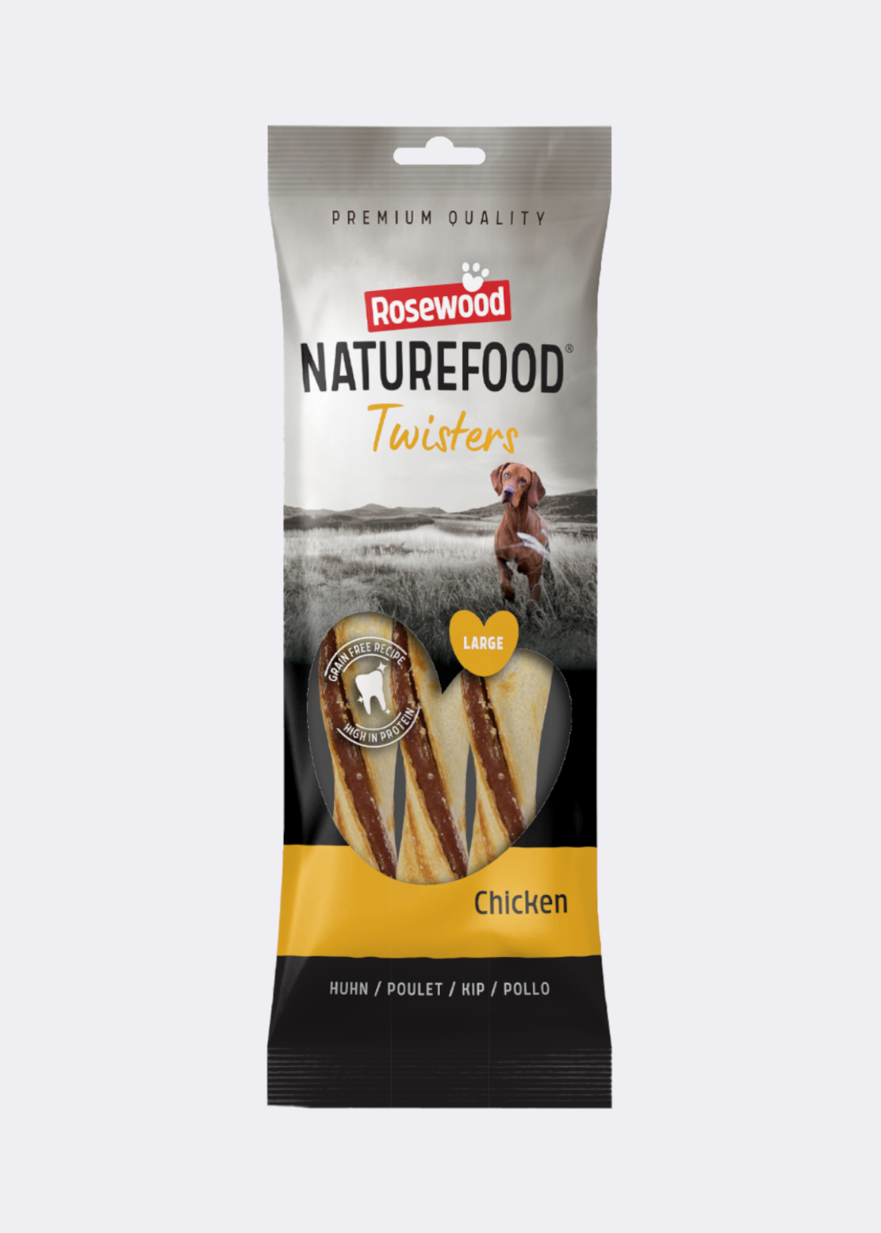 Naturefood Chicken Twister Sticks Large 210g