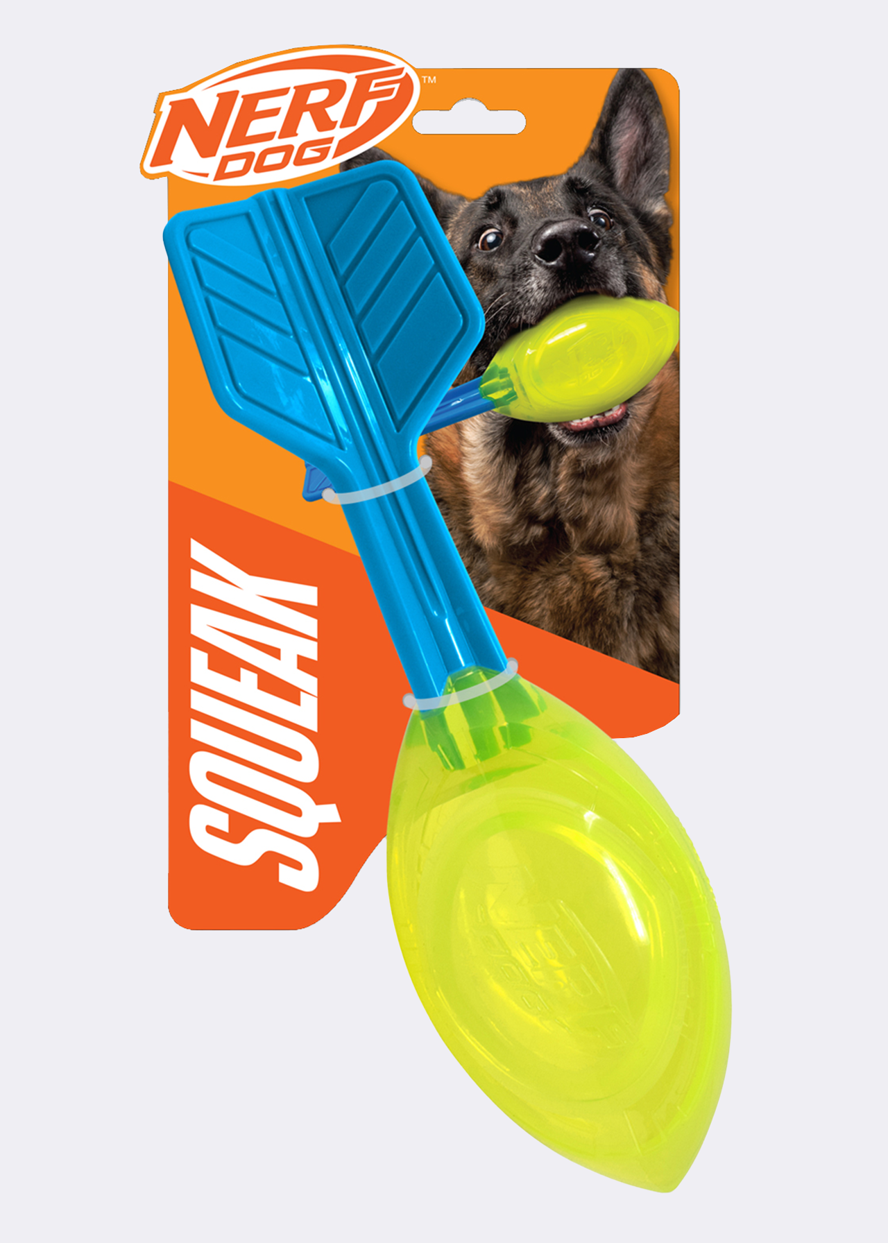 Nerf 12in TPR Squeak Vortex Dog Toy