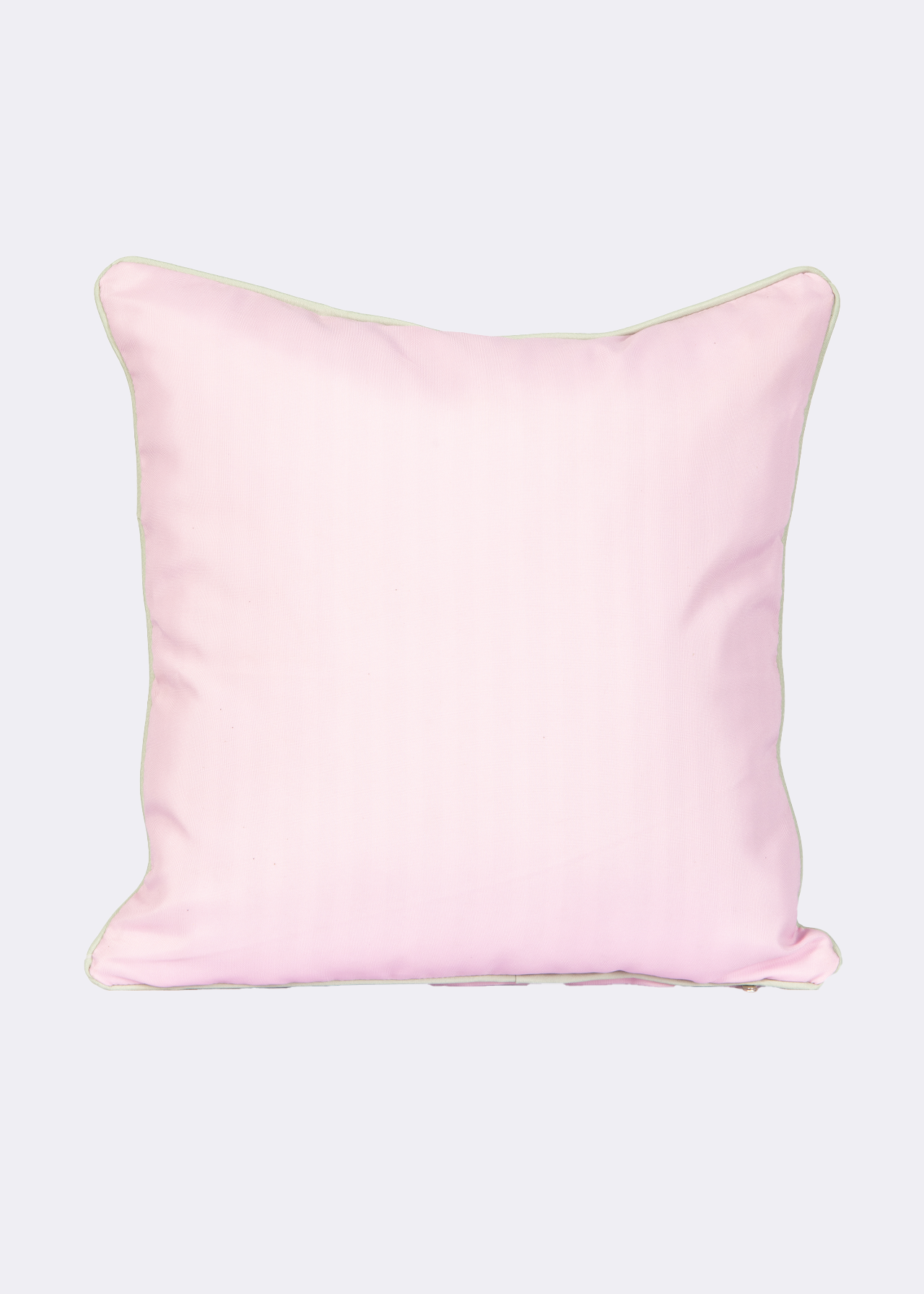 Wild Heritage Pink Outdoor Cushion With Piping 45x45cm