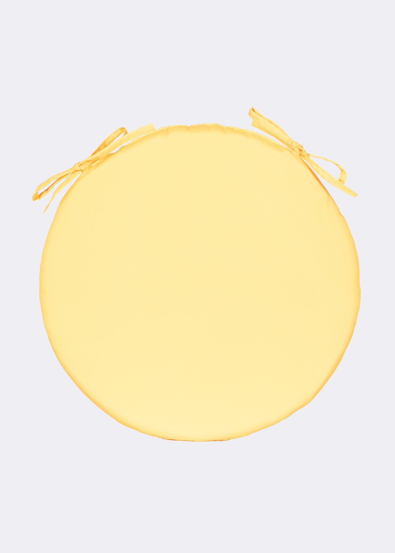 Summer Brights Daffodil Round Outdoor Seat Pad