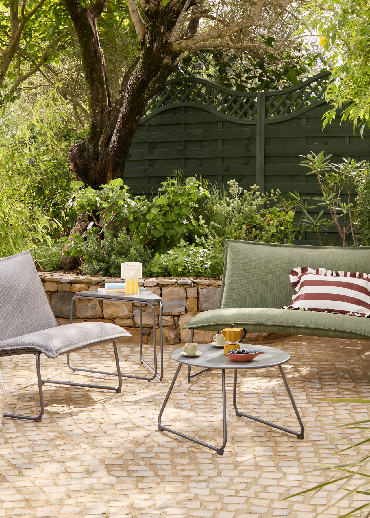 Textilene outdoor double sofa