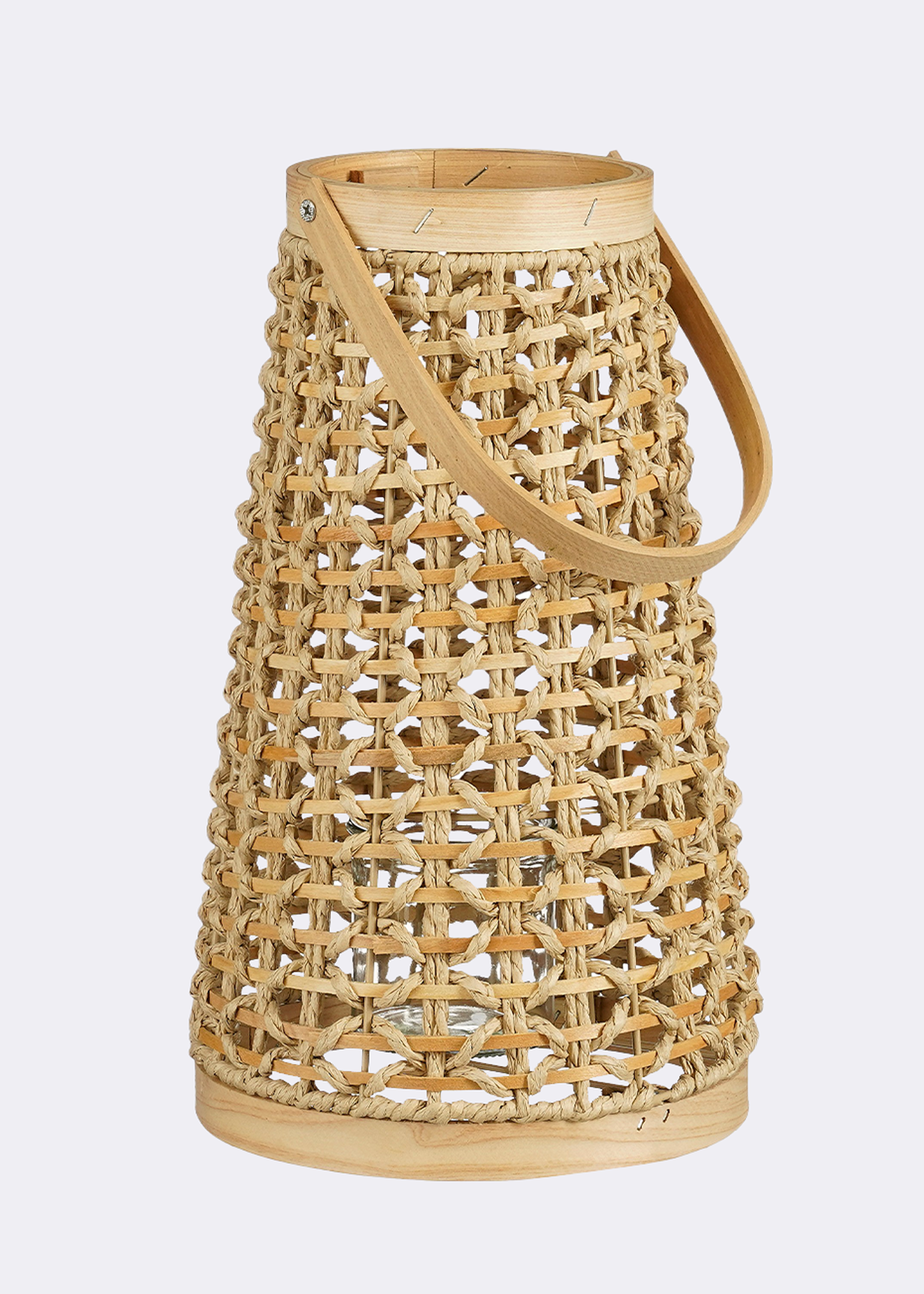 Faros Rattan Lantern 34cm