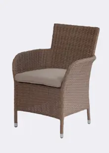 Alps Mocha 4 Seat Outdoor Dining Set