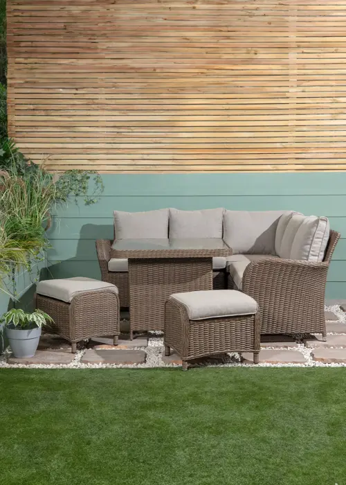 Alps Mocha Compact Modular Outdoor Sofa Set