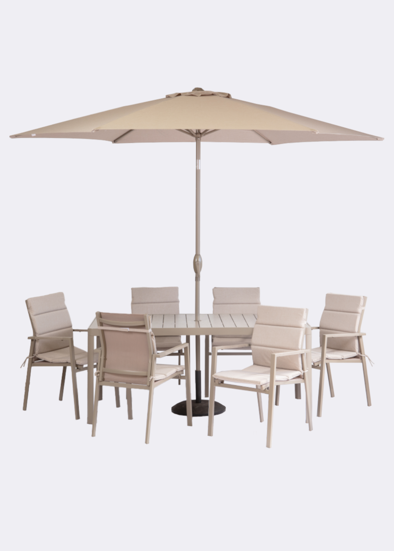Boston 6 Seat Outdoor Coffee Set