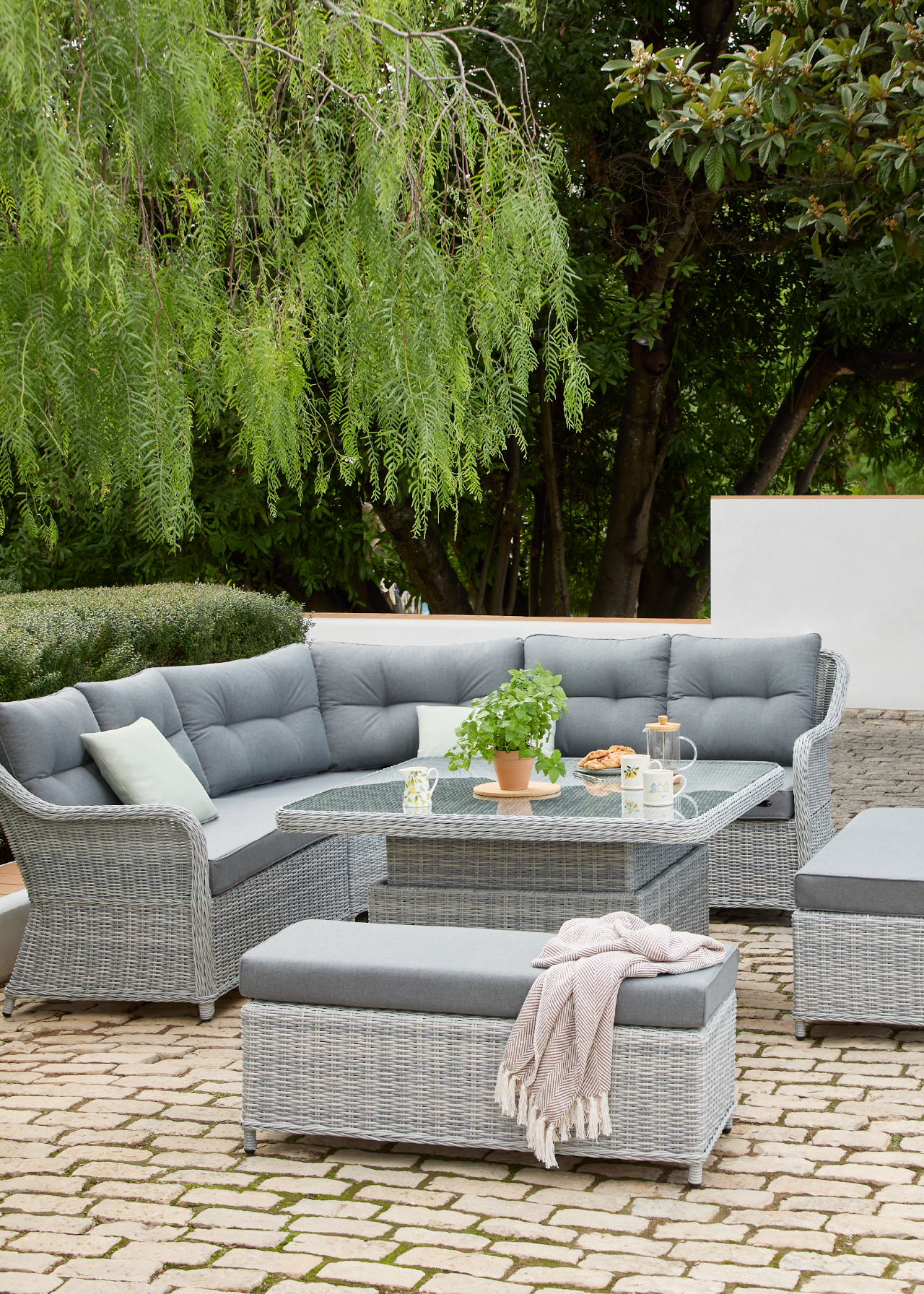Palermo rectangle sofa set