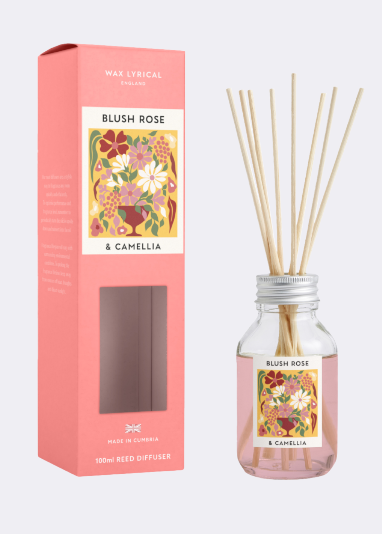 Blush rose reed diffuser 100ml