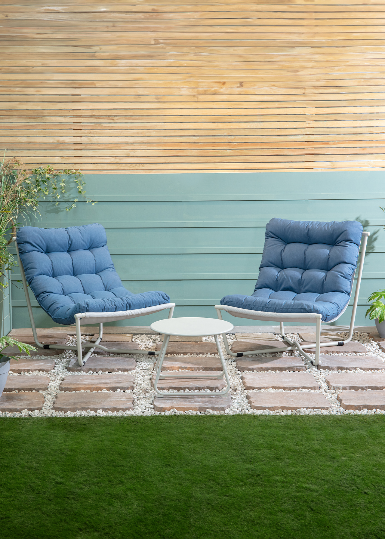 Samba Outdoor Bistro Set Navy