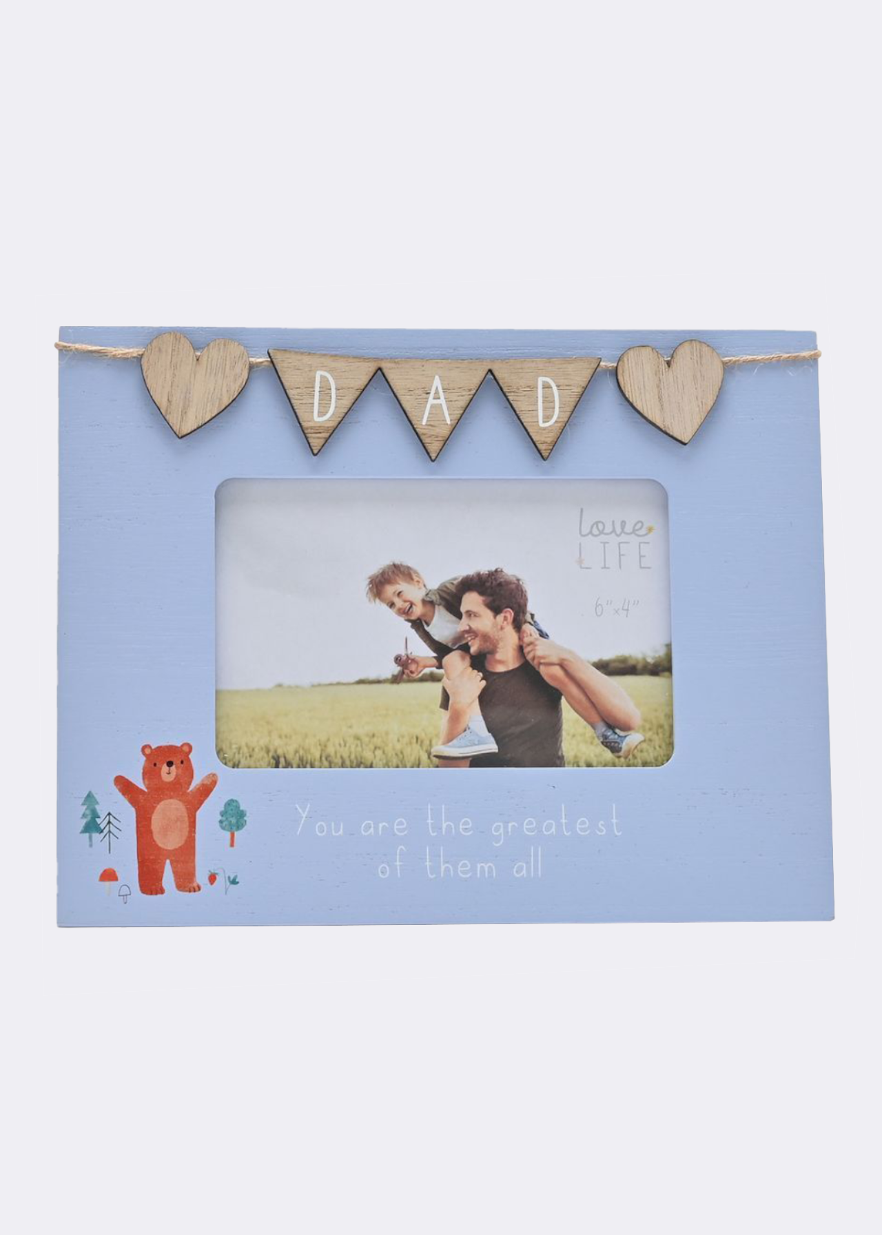 Love Bunting Dad Frame 4x6
