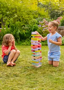 Giant Wooden Tumble Tower Game