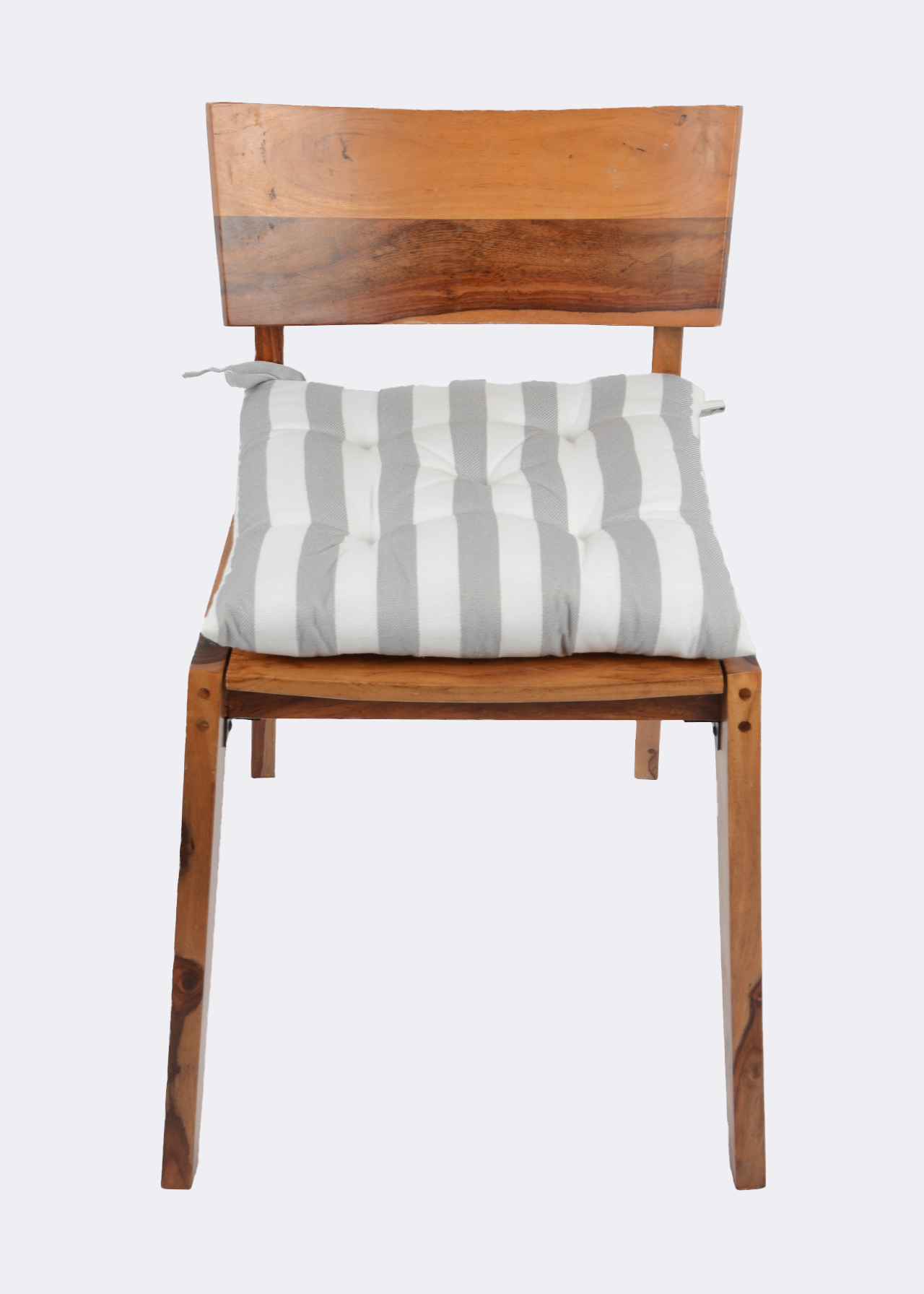 Grey Stripe Seat Pad