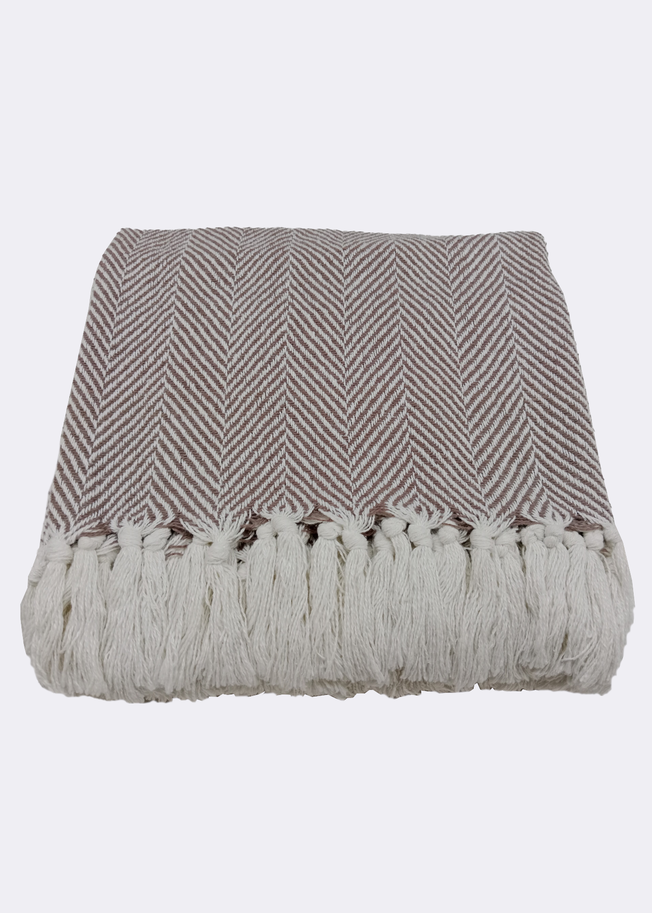 Taupe Cotton Throw