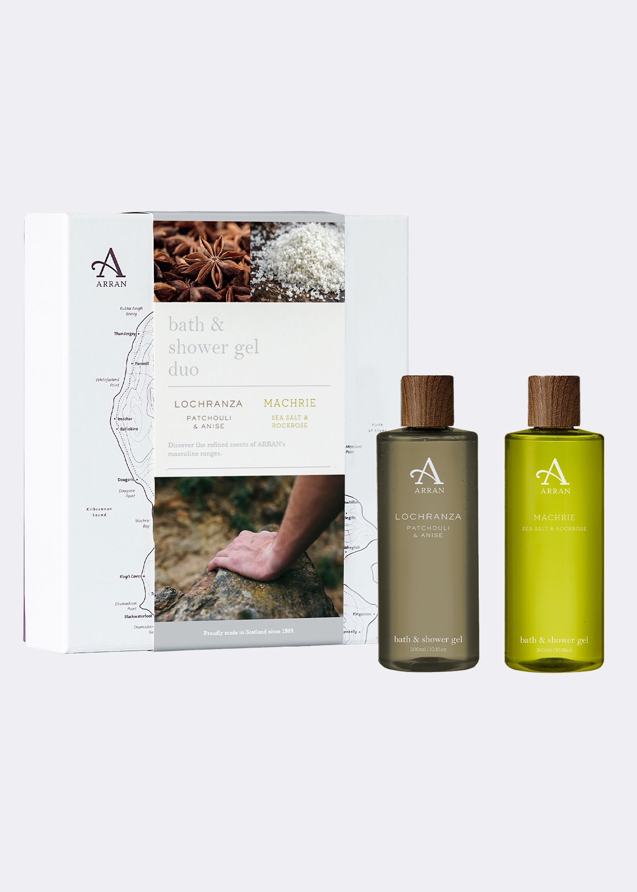 Arran Aromatics Men's Bath & Shower Duo Gift Set