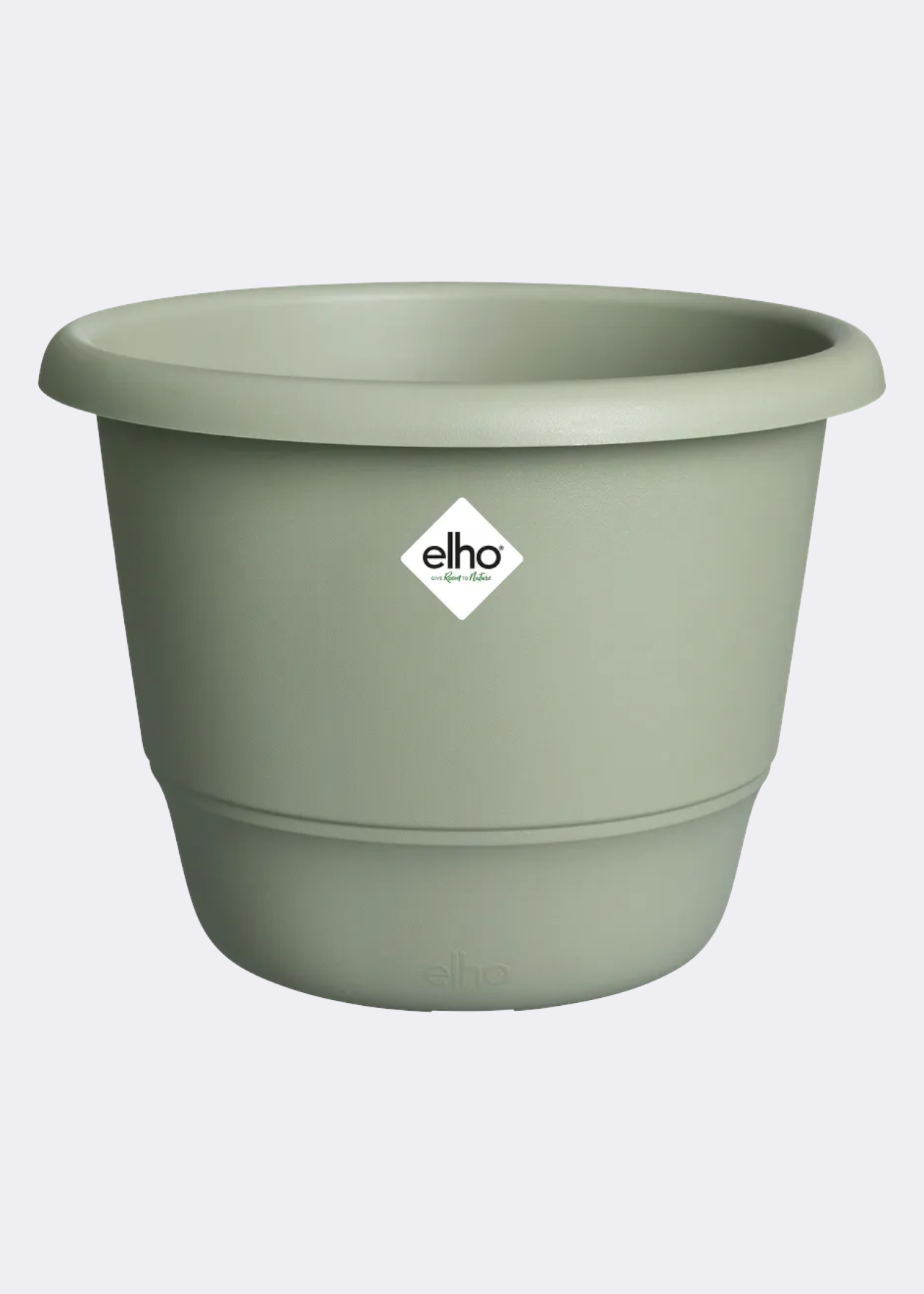 Elho Amiga Round Plant Pot 25cm Thyme Green