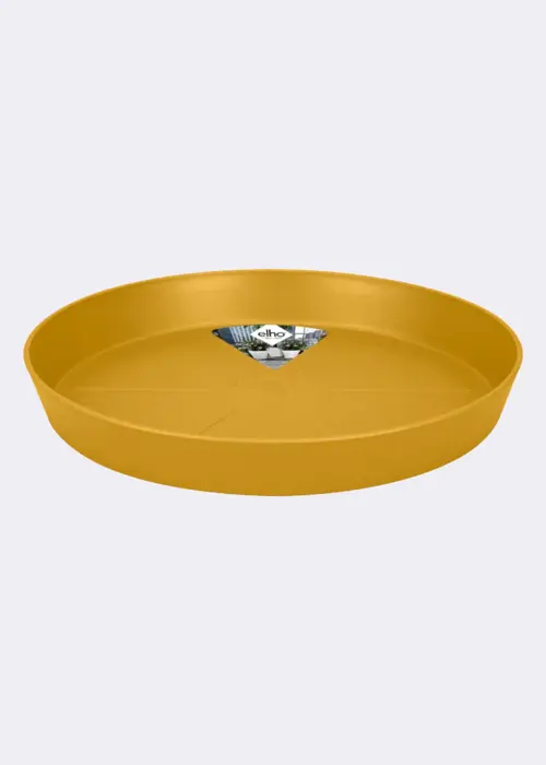 Elho Loft Urban Round Saucer 24cm Honey Yellow