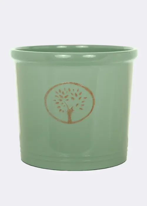 Cotswold Cylinder Pot 38cm Green