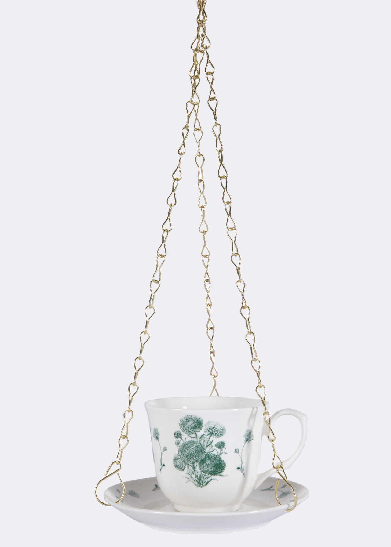Dobbies 160 year heritage tea cup bird feeder