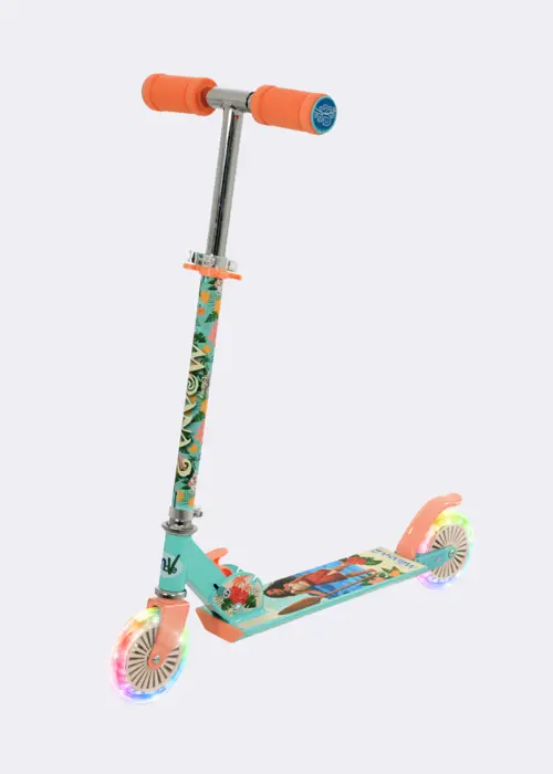 A photo of MoVe Moana 2 Folding Inline Scooter with Light Up Wheels
