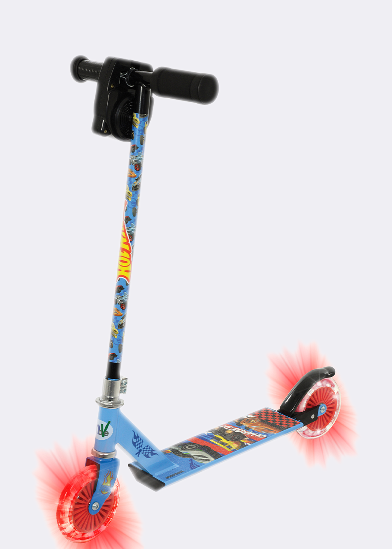 MoVe Hot Wheels Scooter with Light Up Wheels and Revver