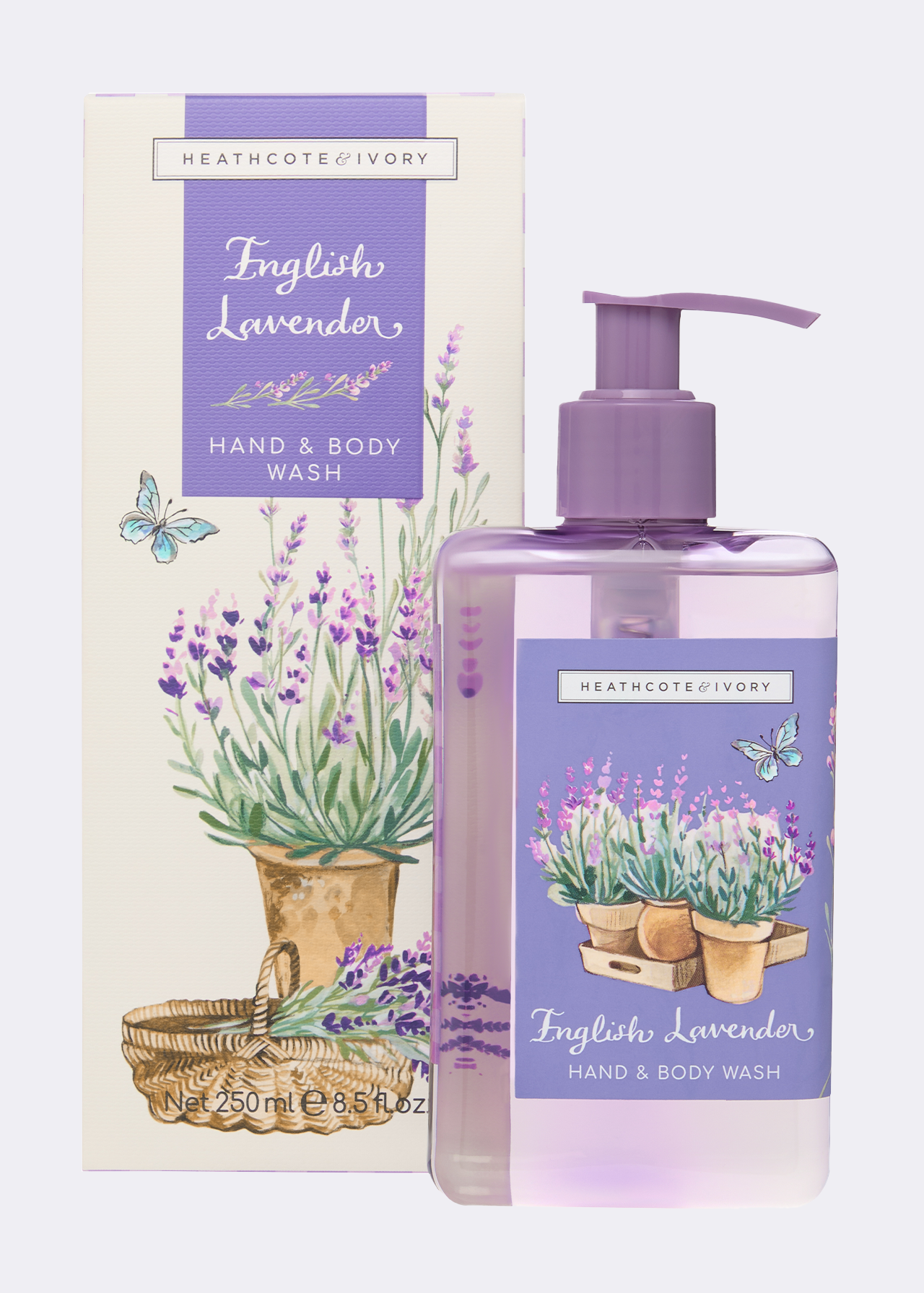 English Lavender Hand & Body Wash 250ml
