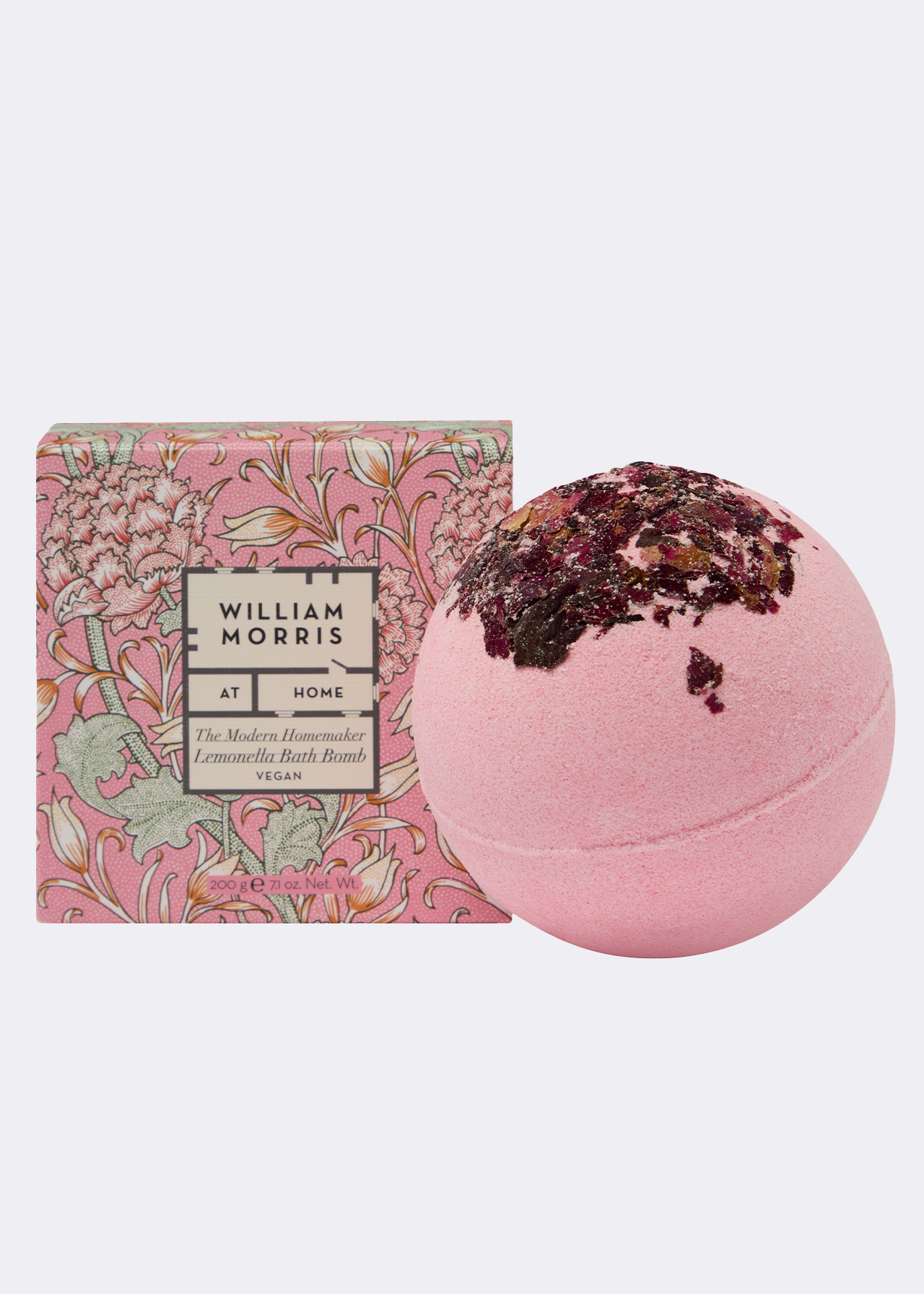William Morris Rose Petal Bath Bomb 200g