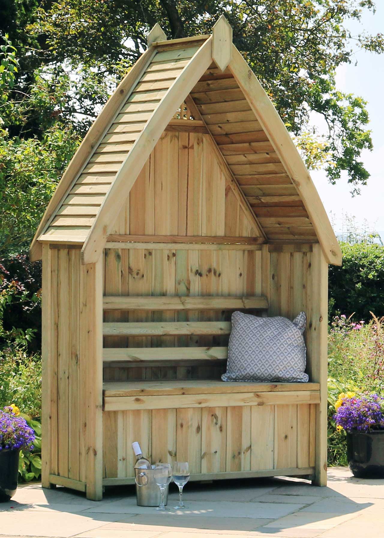 Cheltenham Arbour with Storage Box