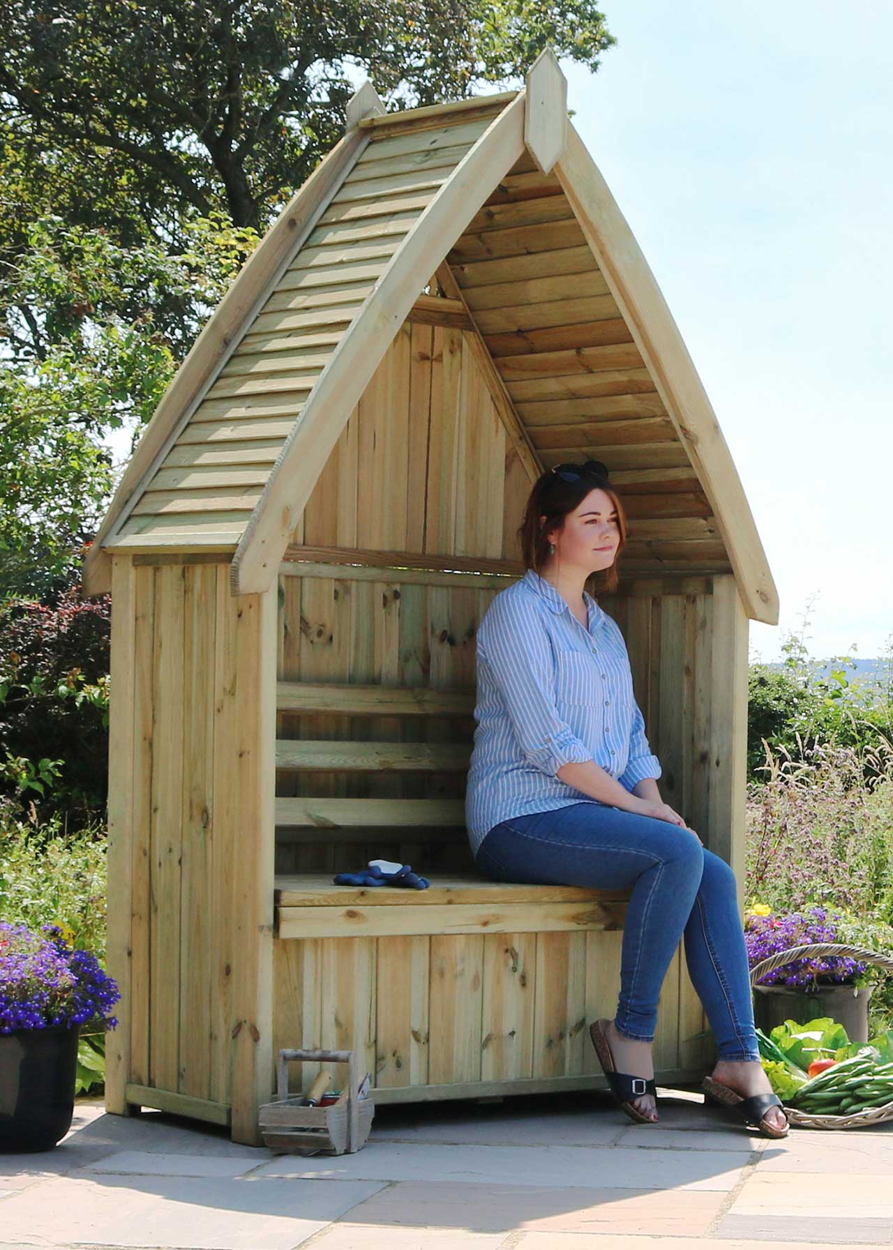 Cheltenham Arbour with Storage Box
