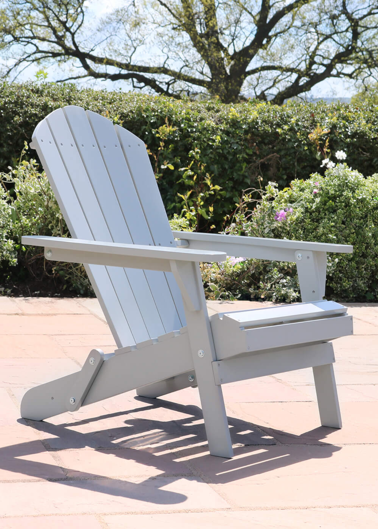 Jasmine Folding Chair Light Grey