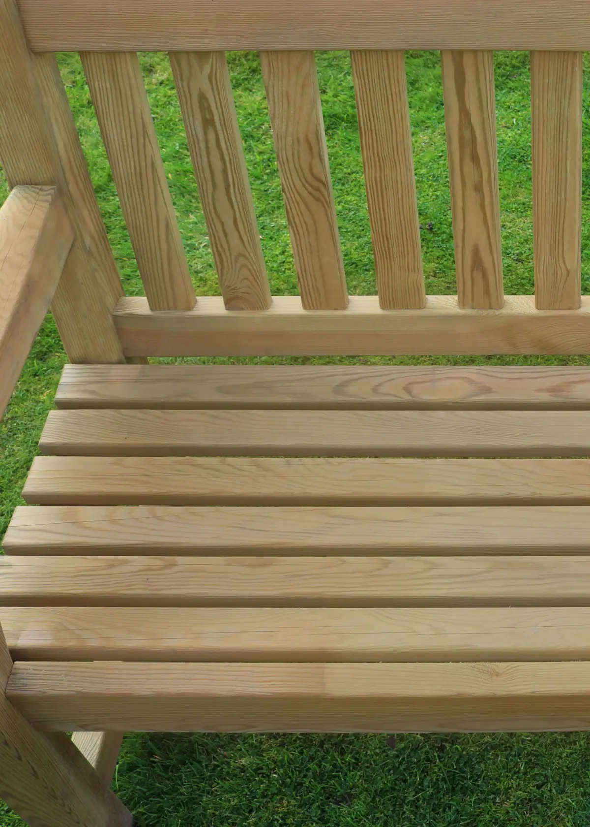 A photo of Emily 3 Seater Wooden Garden Bench