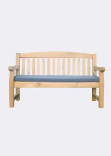 Emily 3 Seater Bench Seat Pad Dark Grey