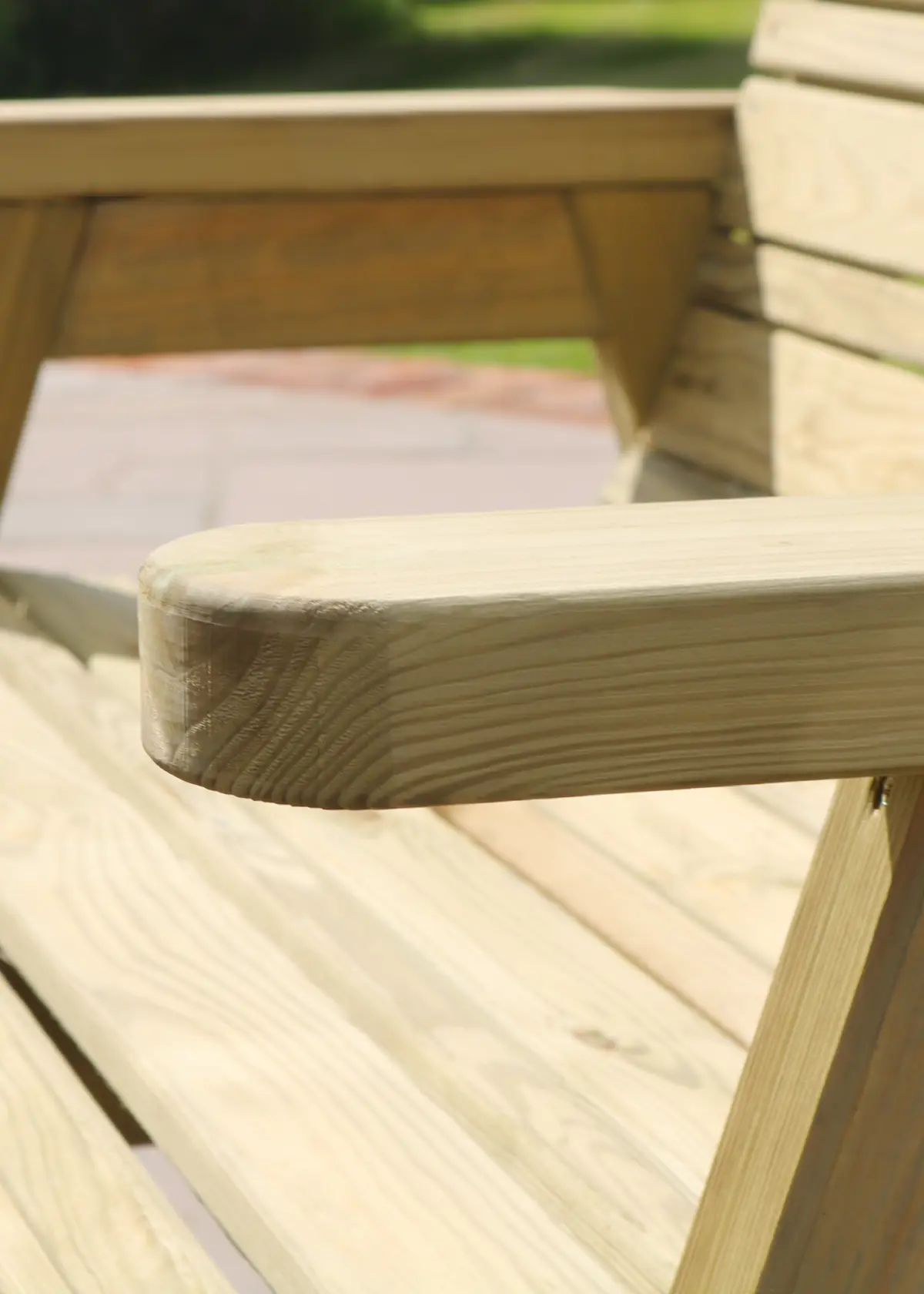 A photo of Freya 6 Seater Outdoor Wooden Dining Set