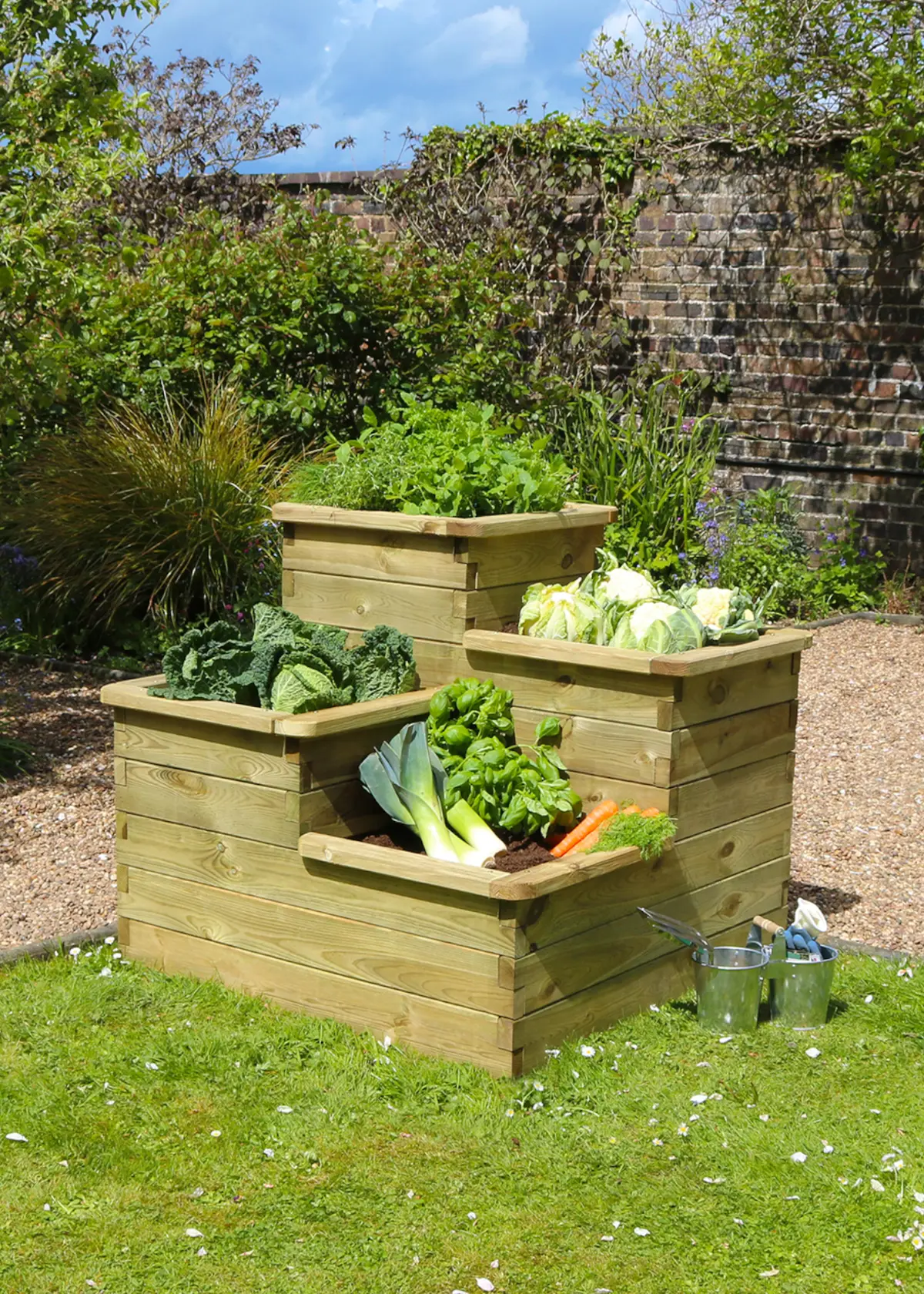 A photo of 4 Tier Raised Bed