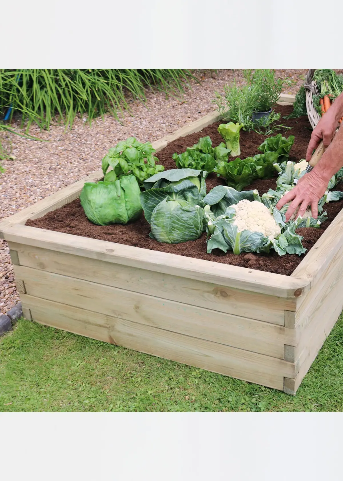 A photo of Sleeper Raised Bed 1.8 x 0.90 x 0.30m