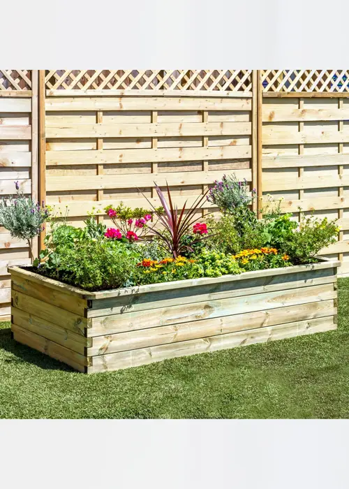 A photo of Sleeper Raised Bed 1.8 x 0.90 x 0.45m