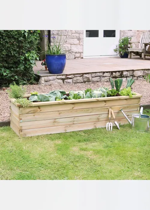 A photo of Sleeper Raised Bed 1.8 x 0.45 x 0.45m