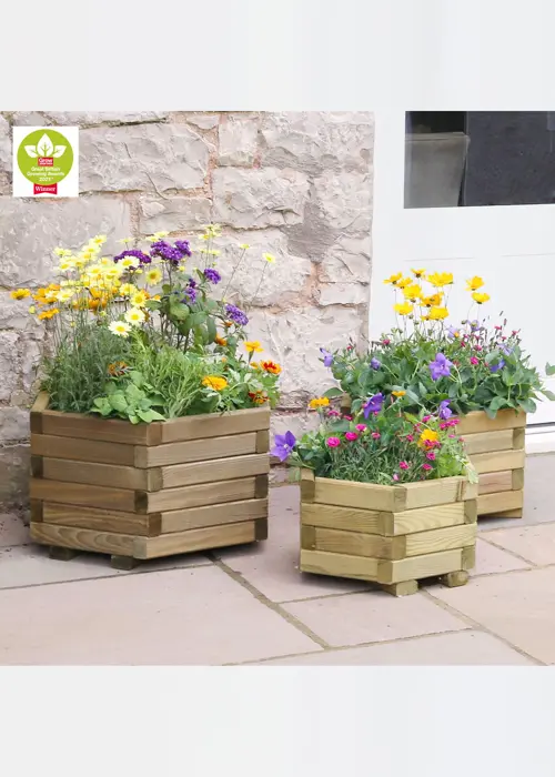 A photo of Marford Hexagonal Planter Set of 3
