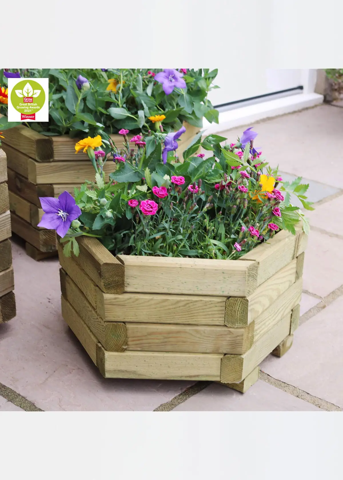 A photo of Marford Hexagonal Planter Set of 3